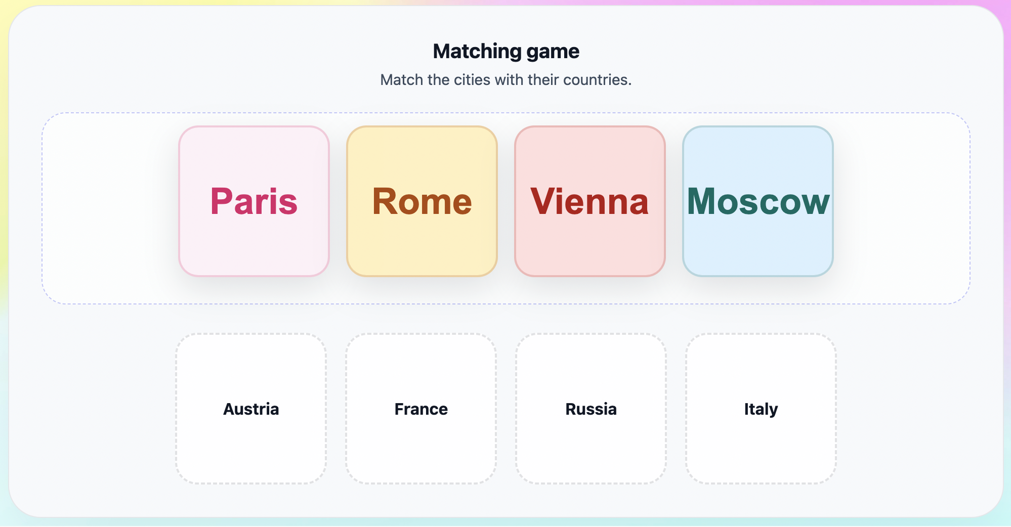 Matching Game